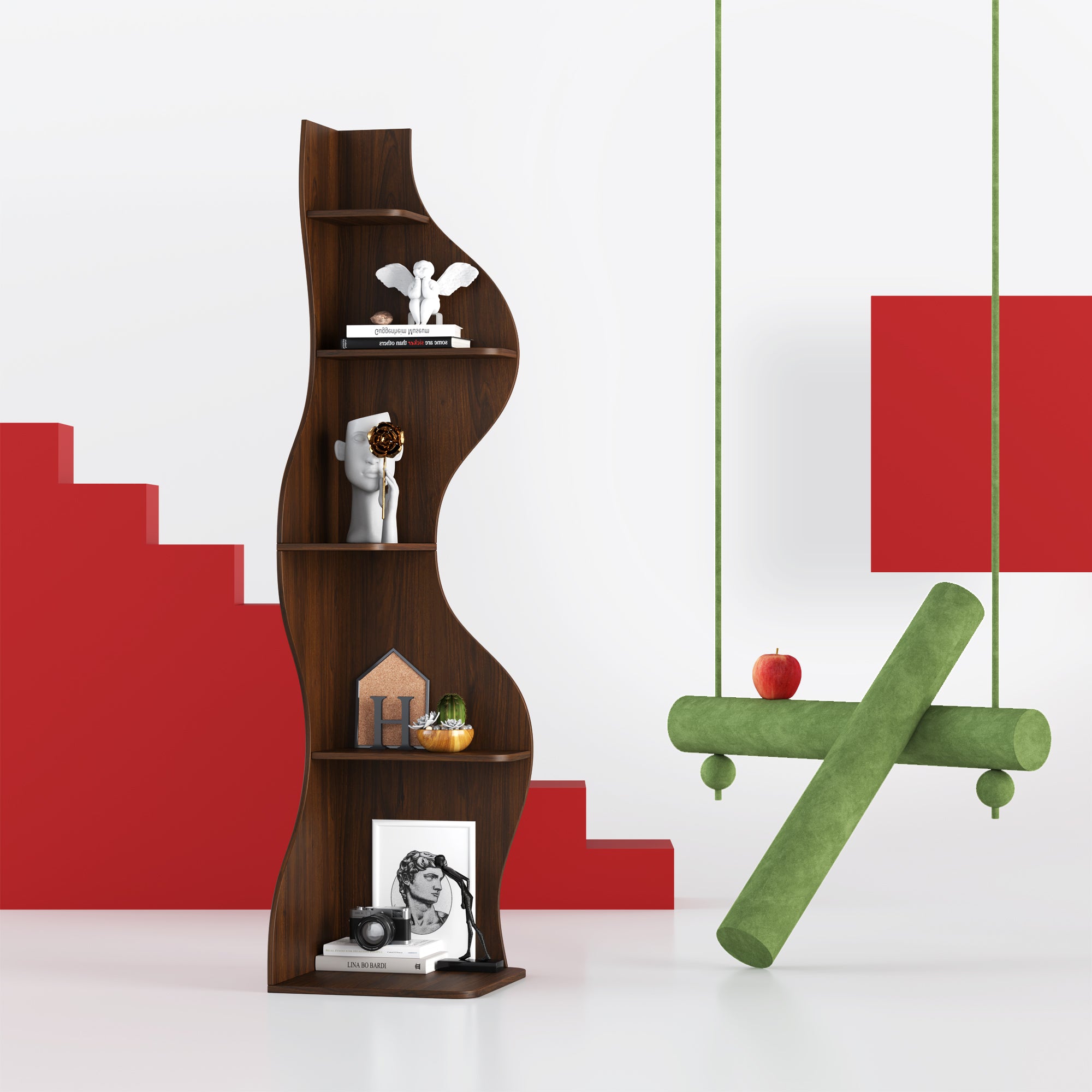 YOWOS Viva La Vida Series Flamenco Wave Display Shelf