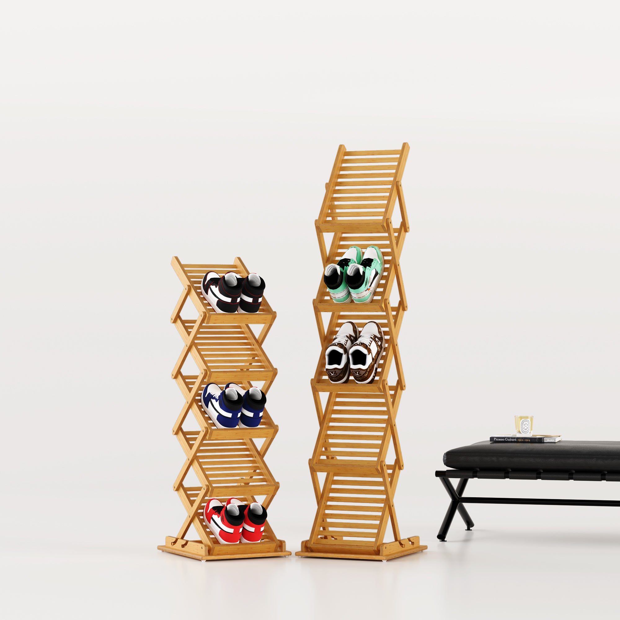 YOWOS Zip Stack Series FlowLift 5-Tier Foldable Shoe Rack / Storage Rack