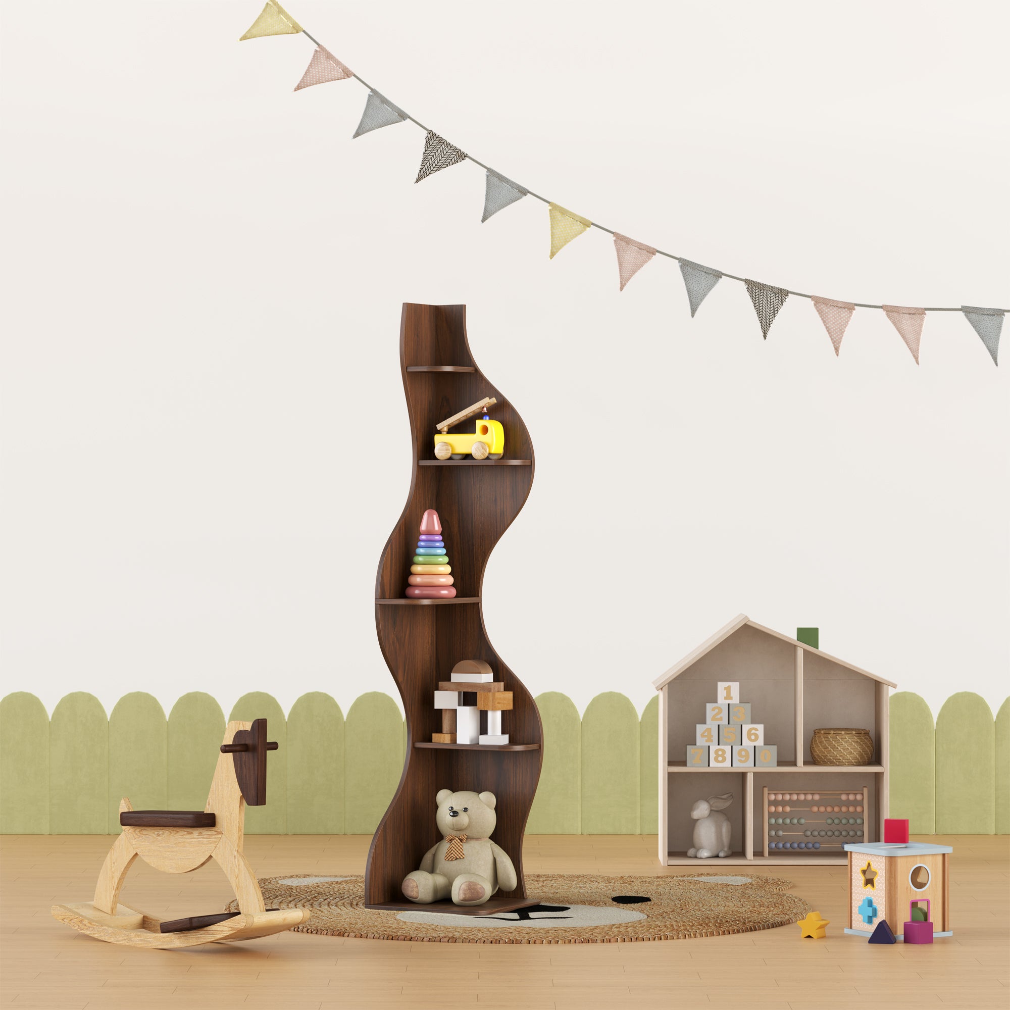 YOWOS Viva La Vida Series Flamenco Wave Display Shelf