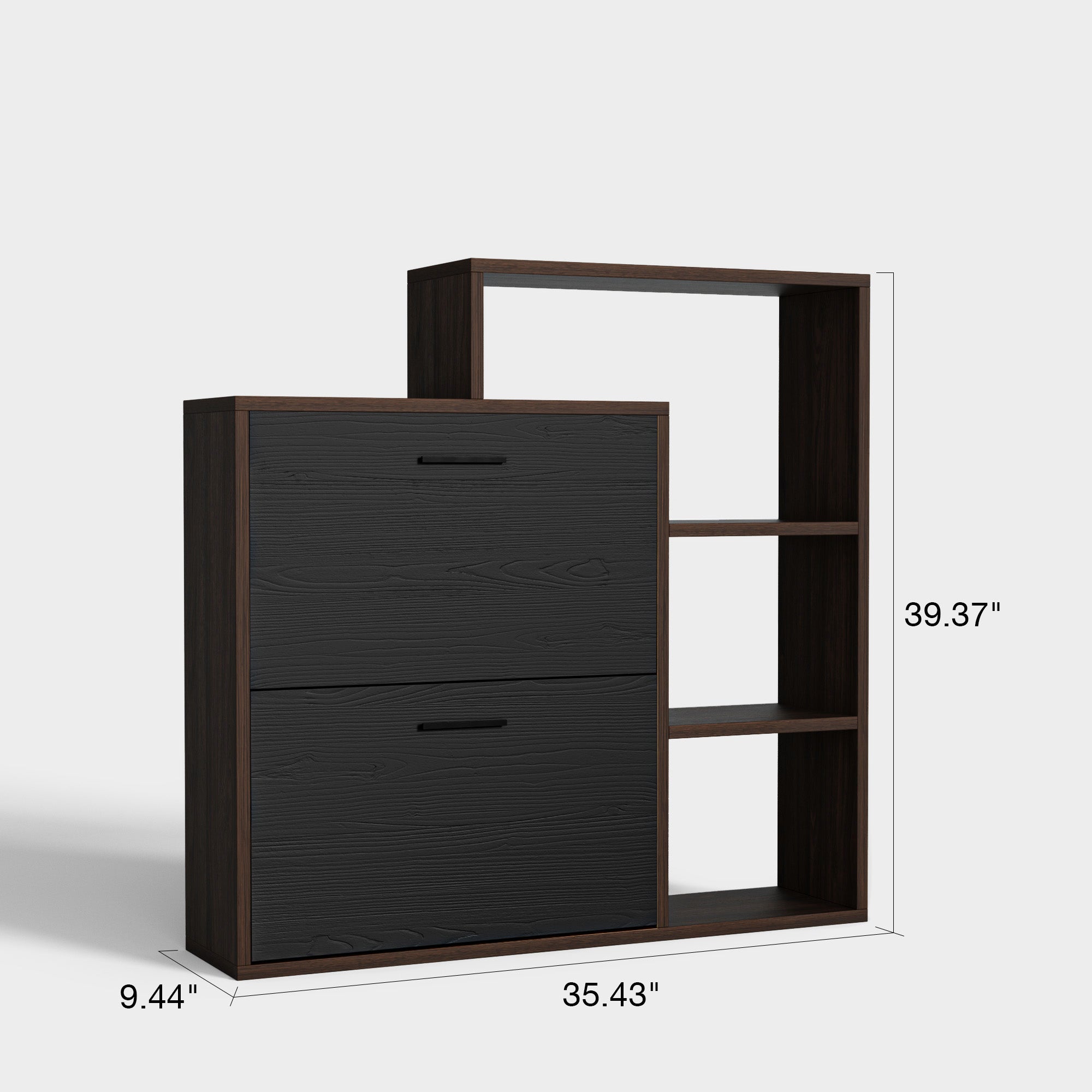 YOWOS Entryway Shoe Rack Shoe Cabinet With Flip-Drawer-Clearance Sale-7 left