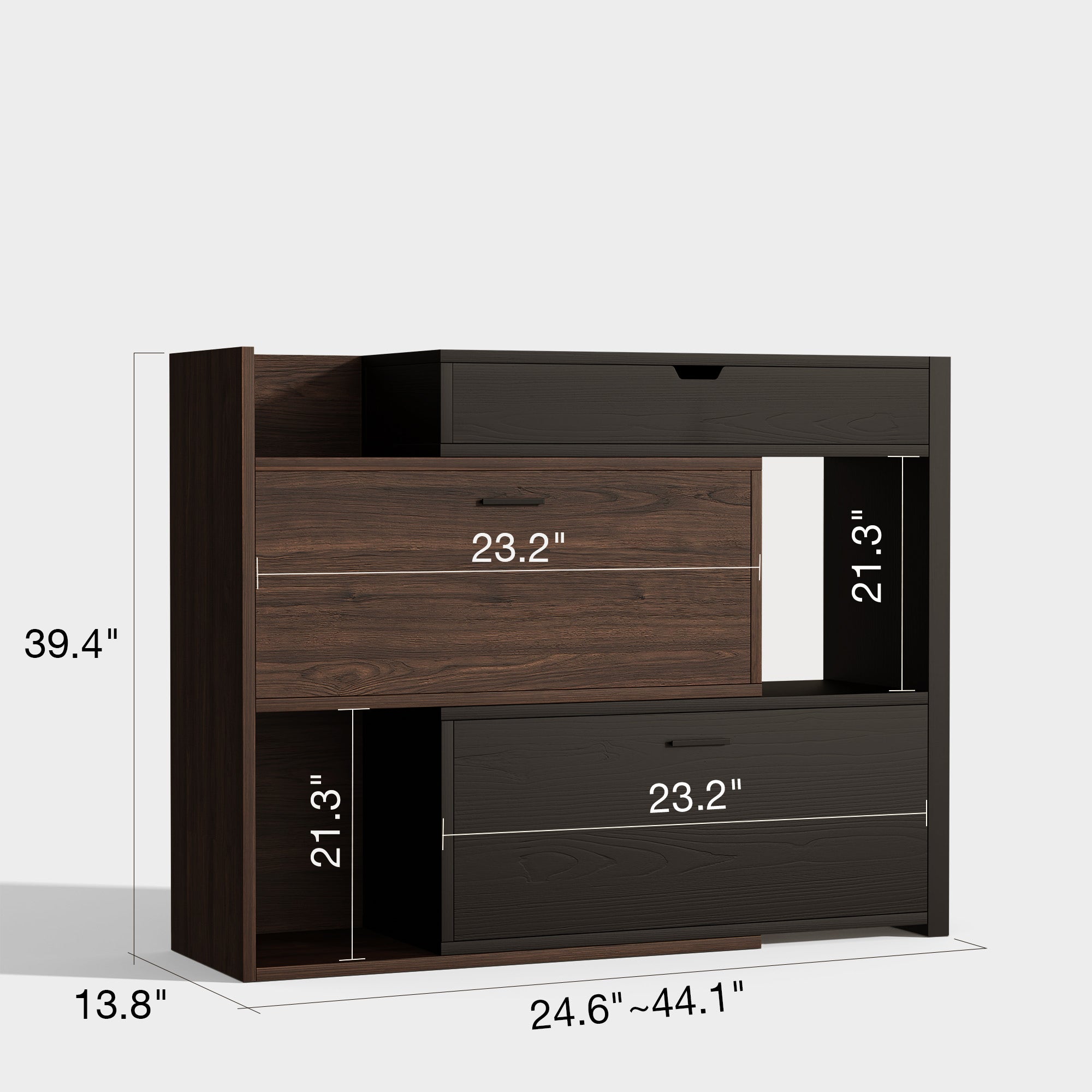 YOWOS Entryway Shoe Cabinet Storage Telescopic Shoe Rack-Clearance Sale-4 left