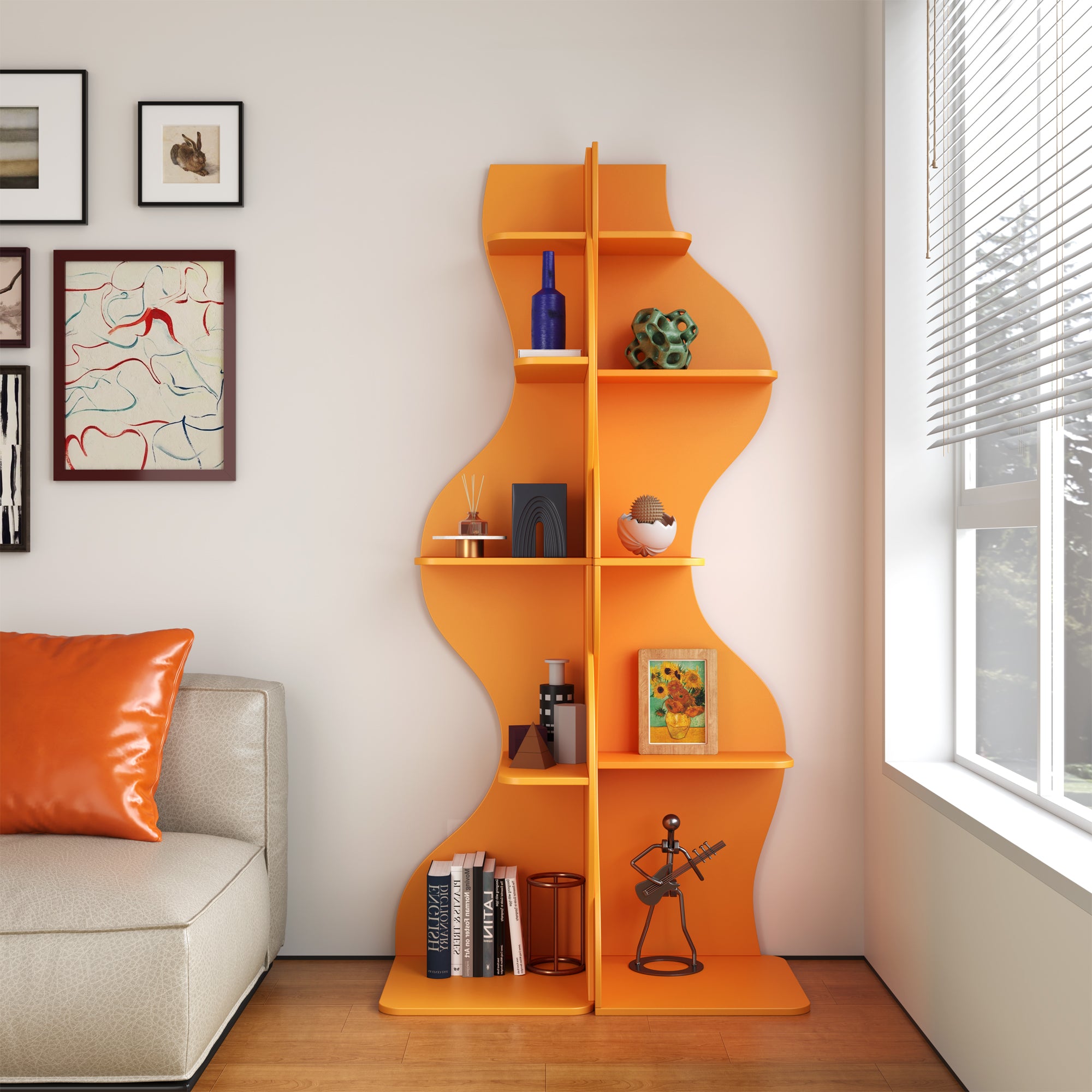 YOWOS Viva La Vida Series Flamenco Wave Display Shelf