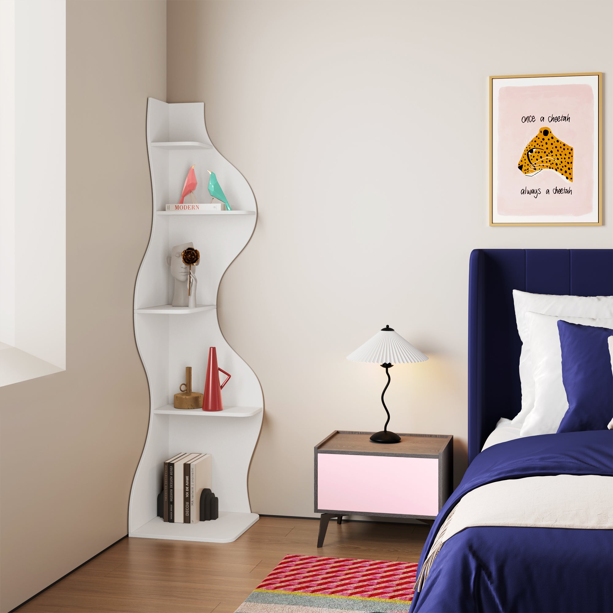 YOWOS Viva La Vida Series Flamenco Wave Display Shelf