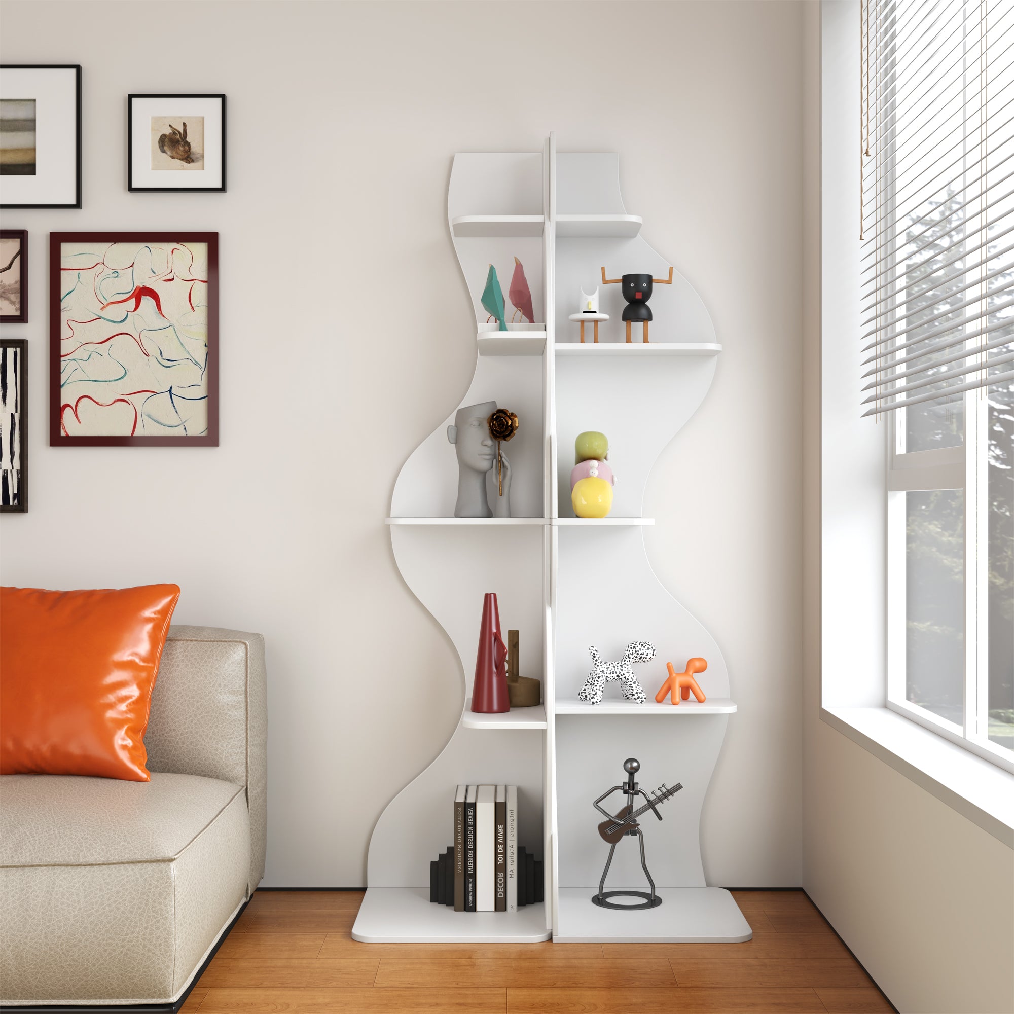 YOWOS Viva La Vida Series Flamenco Wave Display Shelf