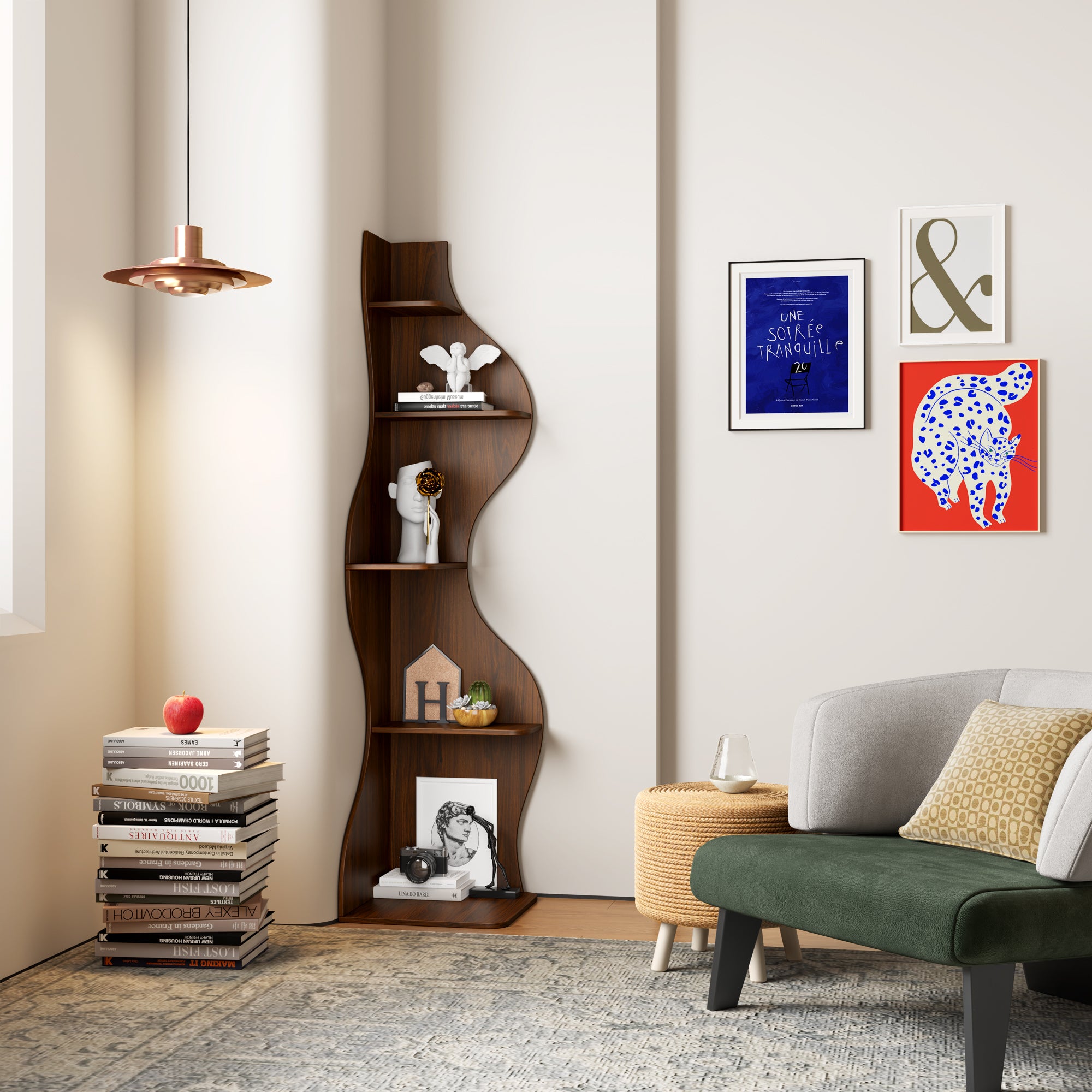 YOWOS Viva La Vida Series Flamenco Wave Display Shelf