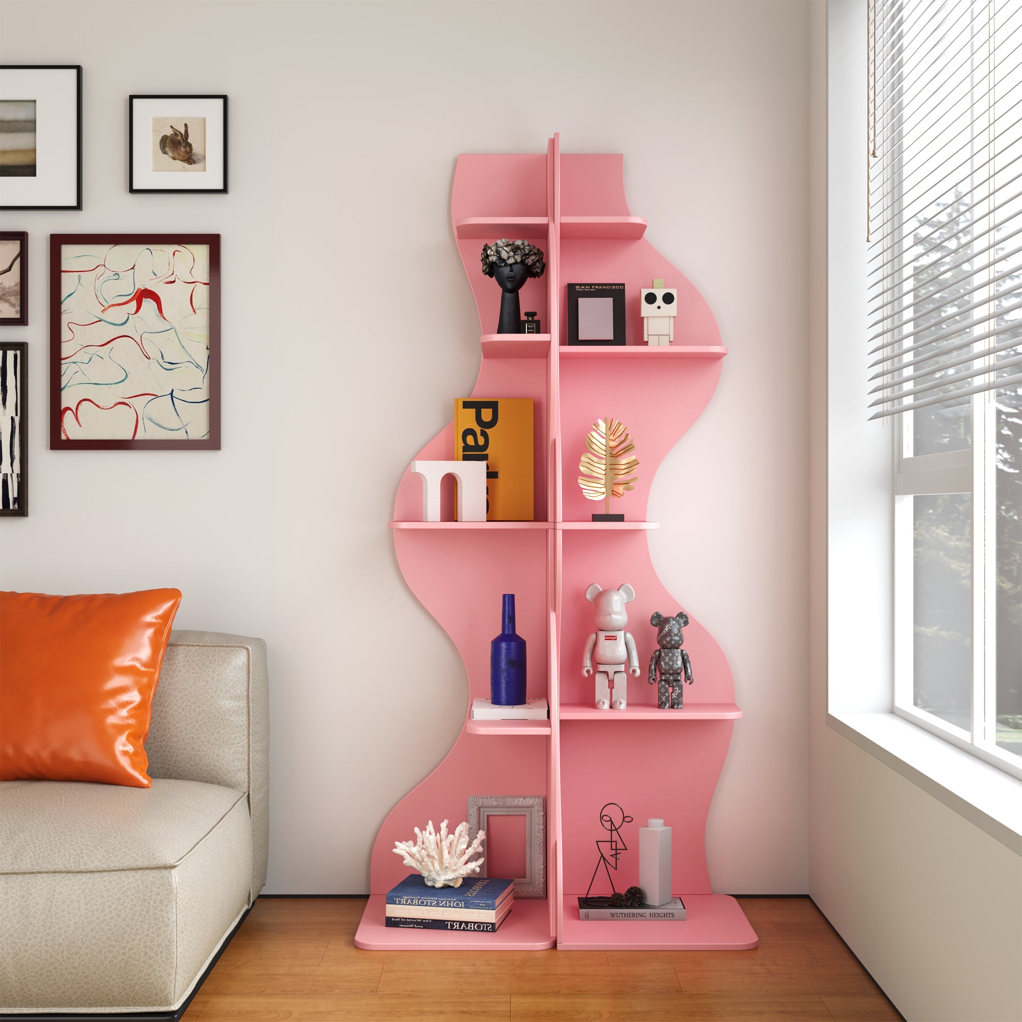 YOWOS Viva La Vida Series Flamenco Wave Display Shelf