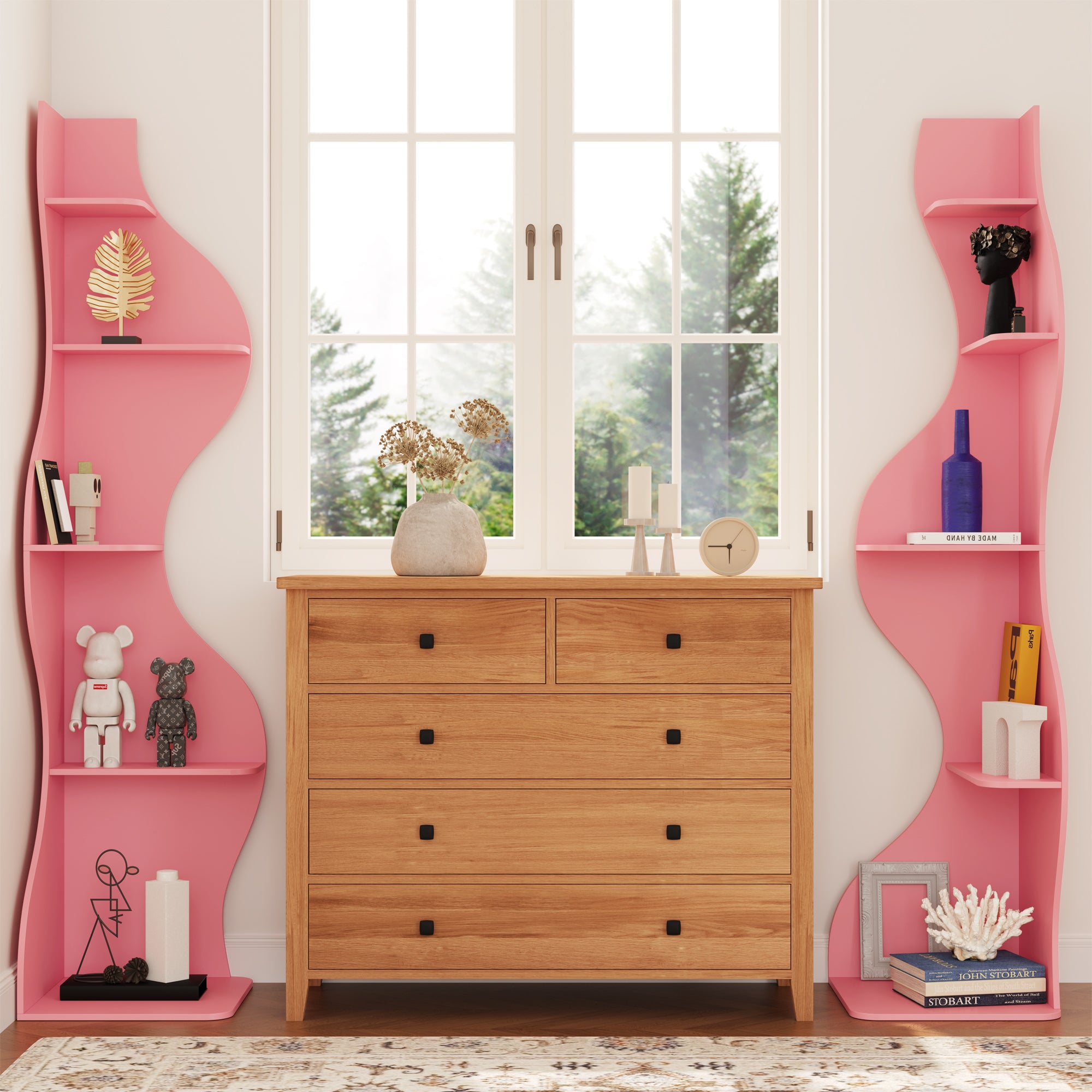 YOWOS Viva La Vida Series Flamenco Wave Display Shelf