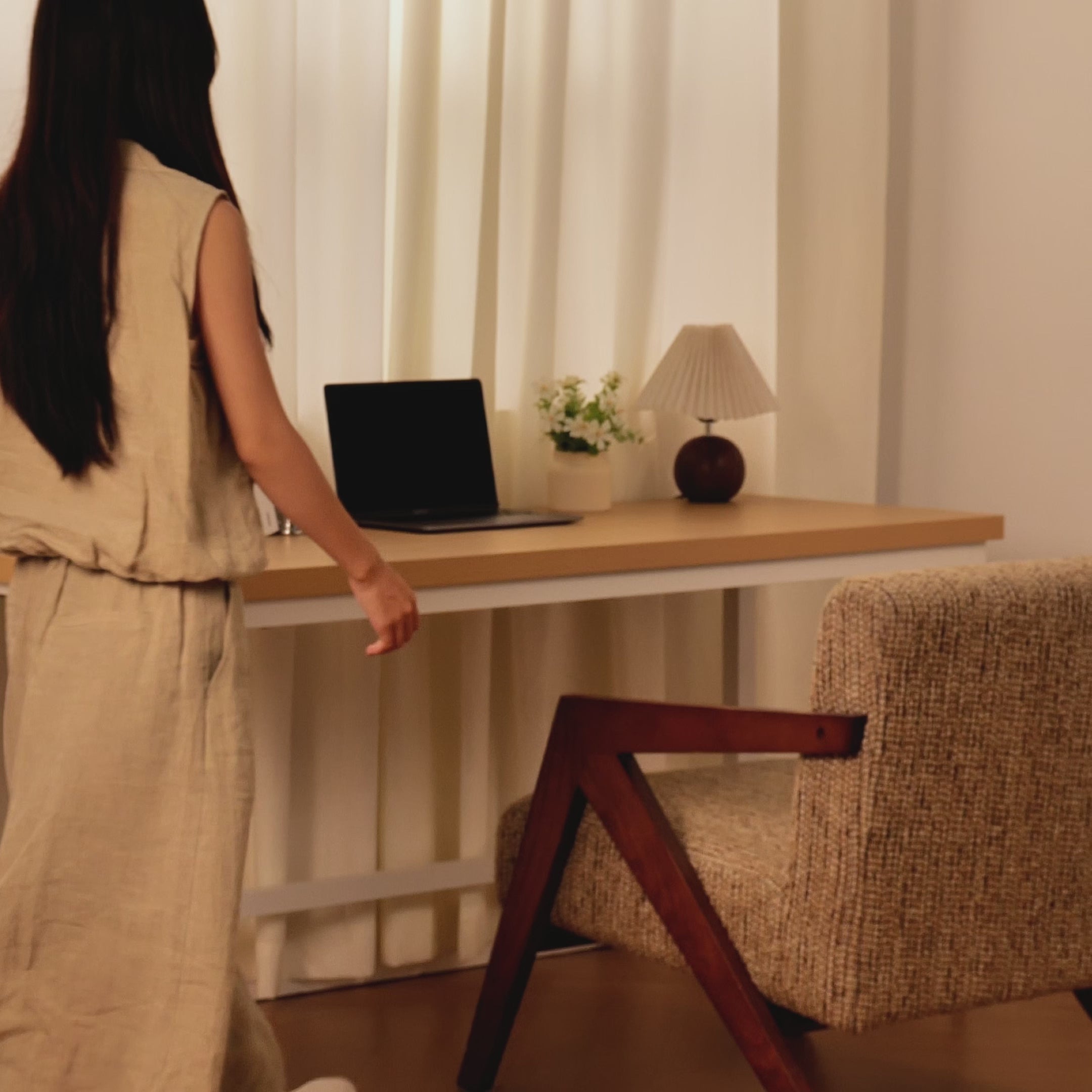 YOWOS Worktop Series Steelstride 47''&61'' Ergonomic Computer Desk / Office Desk-Clearance Sale-7 left