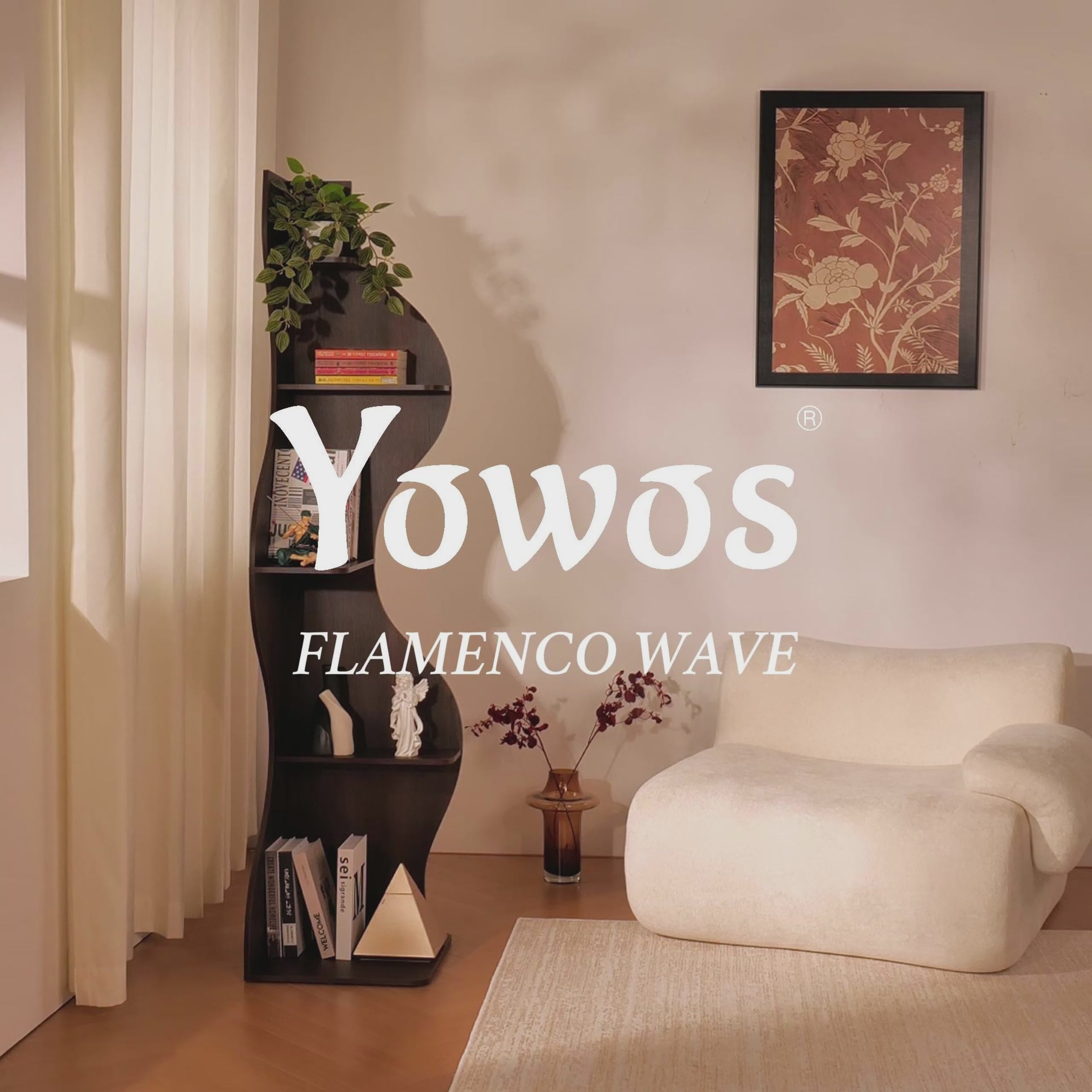 YOWOS Viva La Vida Series Flamenco Wave Display Shelf