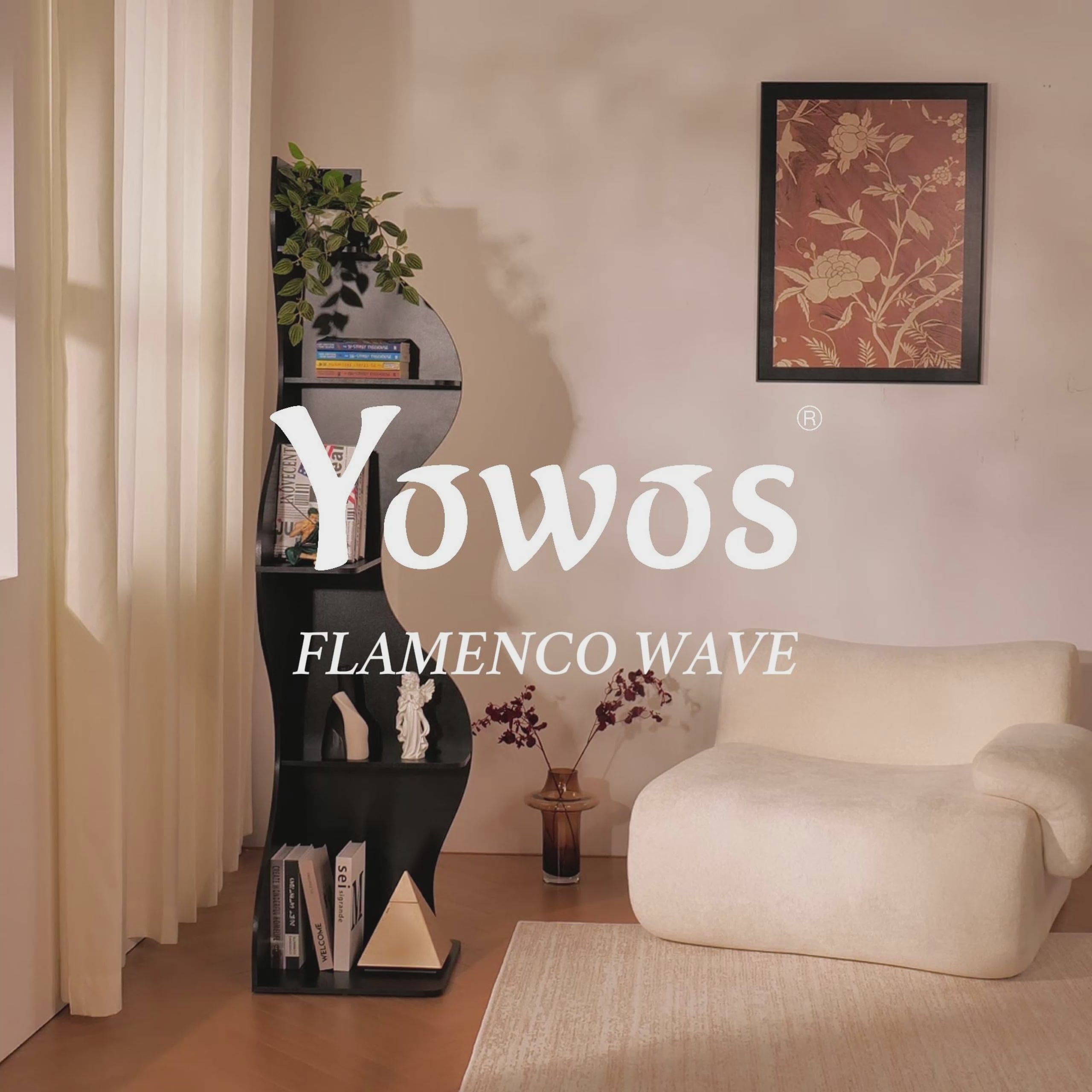 YOWOS Viva La Vida Series Flamenco Wave Display Shelf