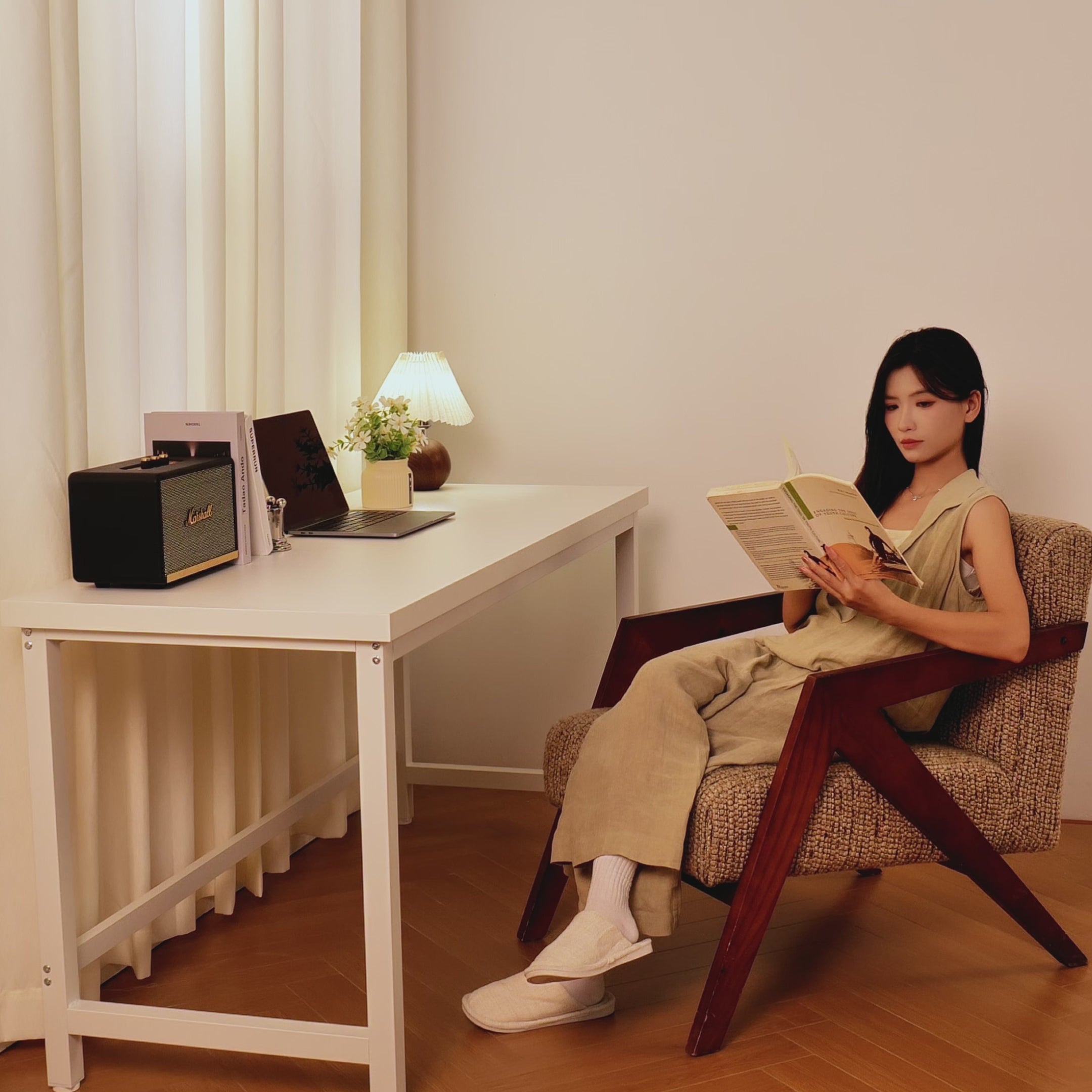 YOWOS Worktop Series Steelstride 47''&61'' Ergonomic Computer Desk / Office Desk-Clearance Sale-7 left